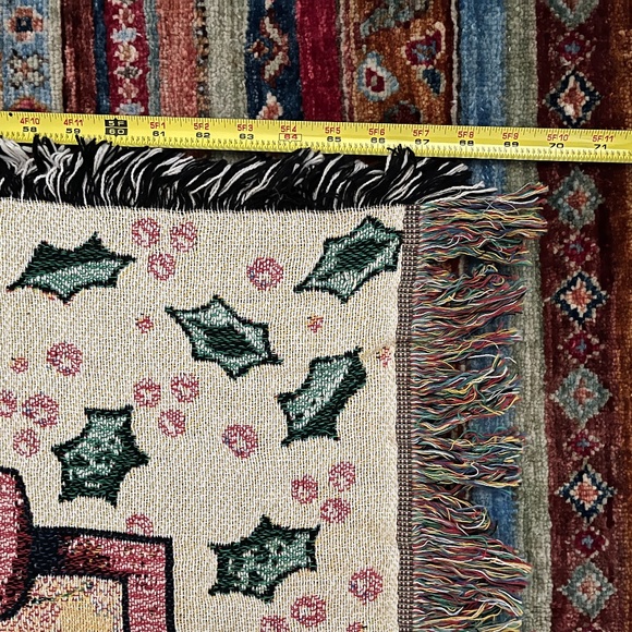 Mary Engelbreit Tapestry Throw with Fringe - Picture 4 of 7